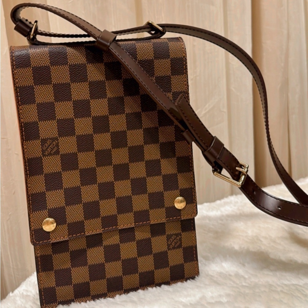 Authentic Louis Vuitton Portobello Damier Ebene Bag✨
